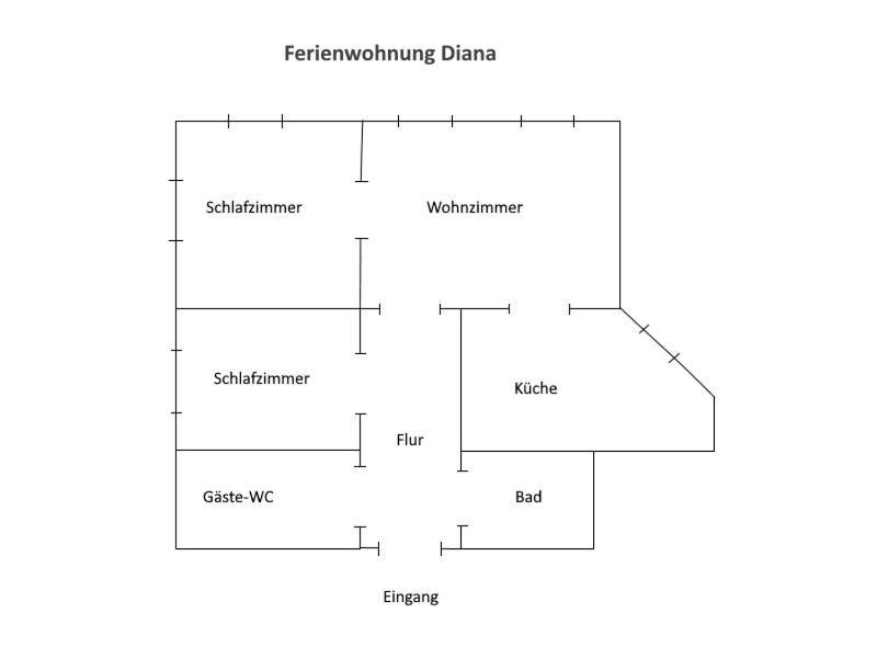 Ferienwohnung Diana Wilhelmshaven Bagian luar foto